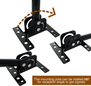Adjustable Outdoor Antenna Mounting Pole - Universal J Pipe Antennas & Weather Stations - Image 3