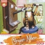 Brian Moon I've Got Your Number 550 Piece Jigsaw Puzzle - Cat On Phone