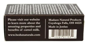 Bedu Camel Milk Triple Milled Face & Body Bar Soap Rose of Jericho & Myrrh - 4 oz. - Image 4