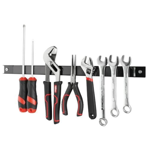 Heavy-Duty 18 in. Magnetic Mountable Tool Holder Strip Garage Workshop