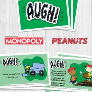 Monopoly Family Board Game Peanuts Version Snoopy Lucy Charlie Brown - Image 6