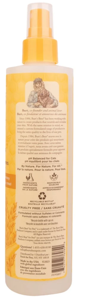 Burt's Bees Cat Natural Dander Reducing Spray with Soothing Colloidal Oat Flour & Aloe Vera - Image 3
