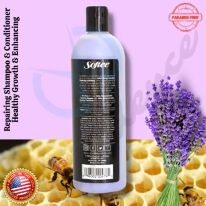 Softee Honey Lavender Repairing Shampoo & Conditioner Set Healthy Growth - Image 3