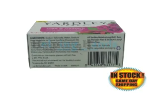 3 Yardley ROSE & RHUBARB Soap LIMITED EDITION 4.25oz W/ ESSENTIAL OIL Moisturizing Bath Bar - Image 2