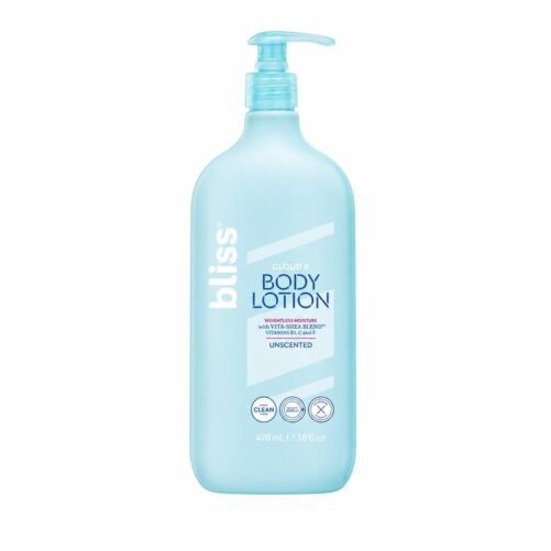 Bliss Cloud 9 Body Lotion Weightless Moisture, Unscented, 16oz