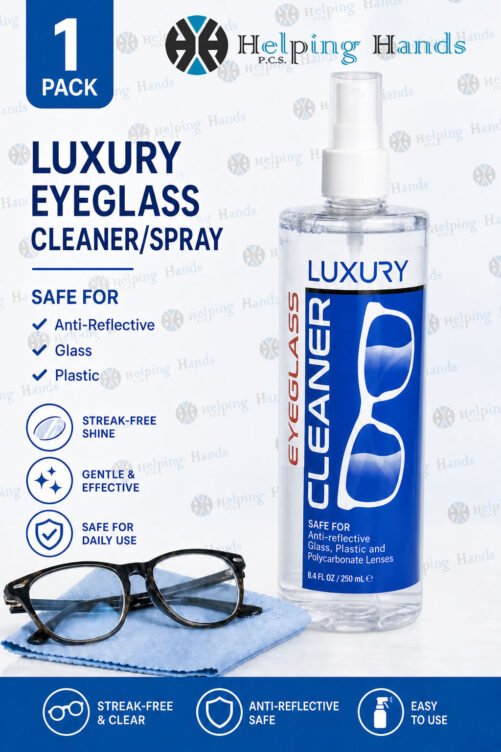 Luxury Gentle Streak-Free Eyeglass Cleaner Spray for Anti-Reflective Lenses