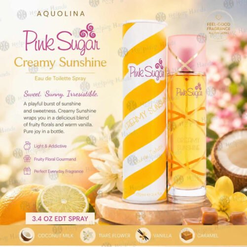 Pink Sugar Creamy Sunshine by Aquolina for Women - 3.4 oz EDT Spray
