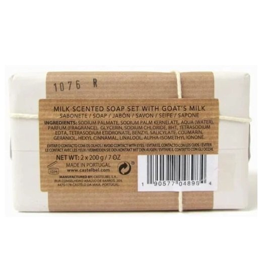 Castelbel Porto - Goat's Milk - Gift Set of Two Scented Bath Soap (2 x 7 oz.) - Image 4