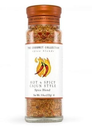 The Gourmet Collection Spice Blend - Hot and Spicy Cajun Style Spice Blend - 156 Servings