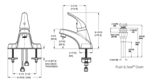 Pfister LJ142-800C Pfirst Single Control Bathroom Faucet, Polished Chrome - Image 5
