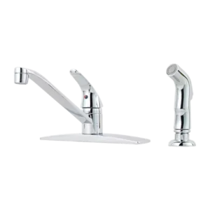 Pfister J134-444C Pfirst Kitchen Faucet with Side Spray, Polished Chrome