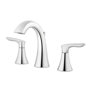 Pfister 2-Handle 8" Widespread Bathroom Faucet in Polished Chrome LG49-WR0C - Image 3