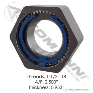 Automann 209.4837 - UNITIZED SPINDLE NUT - Image 2