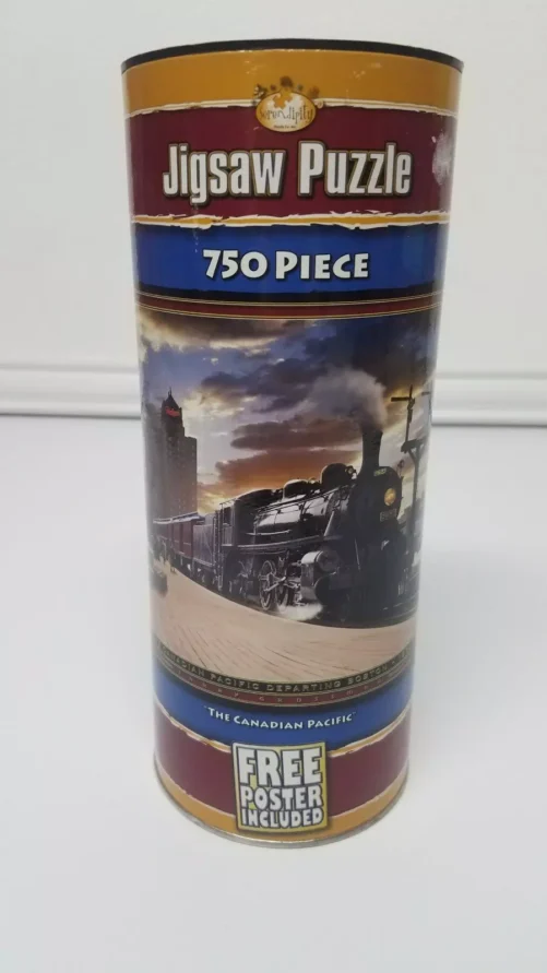 The Canadian Pacific Jigsaw Puzzle 750 Piece Serendipity With Poster, Piggy Bank