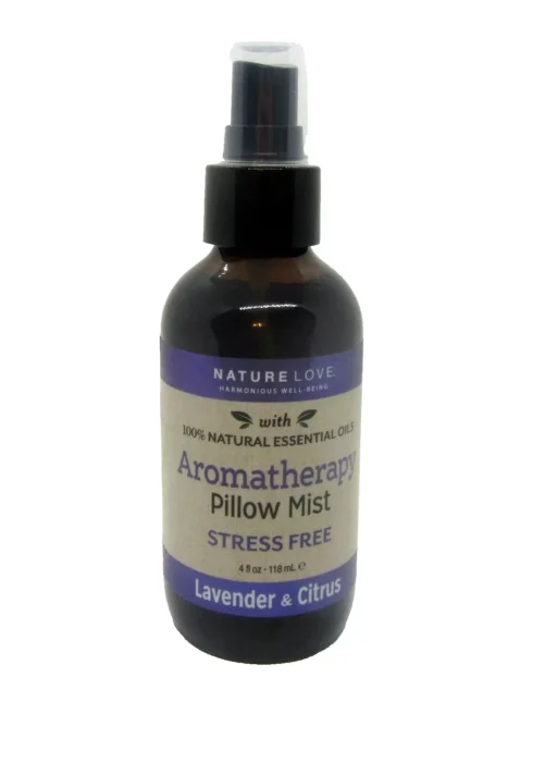 Nature Love - Aromatherapy Pillow Spray Mist - Lavender + Citrus 4oz Spray - Stress Free