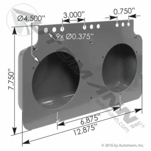 Automann 571.BK4010-2 - LIGHT MODULE BRACKET 2 HOLE - Image 2
