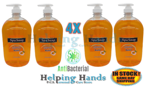 4 LARGE ANTIBACTERIAL Liquid Soap W/ Pump Refill 32oz ea = 1 Gallon SoftSoap NEW