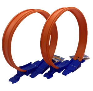 Hot Wheels Track Lot. 2 Loop Builders, 2 Launchers & 10 Feet of Hot Wheel Track - Image 3