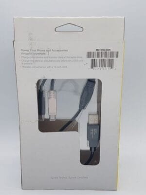Sprint 2.0 USB Type A Male To Dual Micro USB Male Splitter Y Charging Data Cable - Image 2