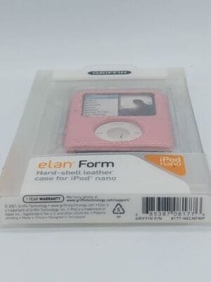 Griffin Elan Form Hard-Shell Leather Case Apple iPod nano 3rd Generation - Pink - Image 4