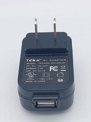 2 NEW Teka USB TEKA006-0501000UK AC Power Supply Adapter Charger Output DC 5V 1A - Image 2