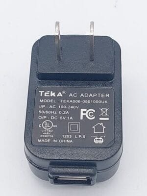 2 NEW Teka USB TEKA006-0501000UK AC Power Supply Adapter Charger Output DC 5V 1A - Image 3