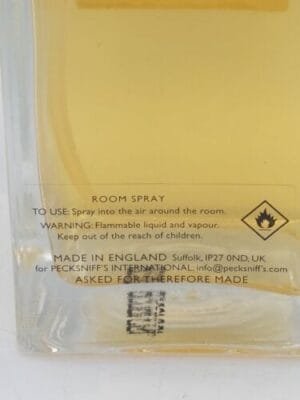 1 LARGE 12oz PECKSNIFF'S ENGLAND ROOM SPRAY FESTIVE SPICE Glass Spray Bottle - Image 4