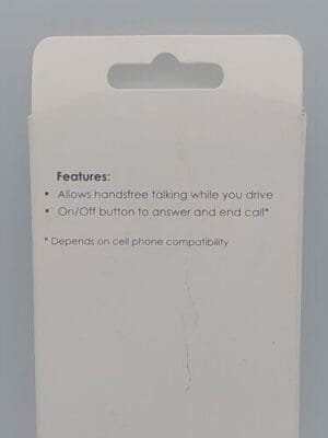3 - Hands Free Headset Earbud & Mic Style Fits Most Phones 3.5mm Jack Phone Gear - Image 3
