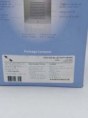 MVox Voice Recognition Wireless Bluetooth Speaker 4 Phones Conferences VOIP Apps - Image 6