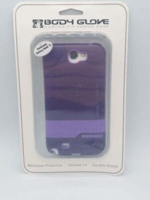 Samsung Galaxy Note 2 (II) Slim Profile Body Glove Diamond Brushed Case - Purple