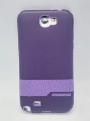 Samsung Galaxy Note 2 (II) Slim Profile Body Glove Diamond Brushed Case - Purple - Image 3