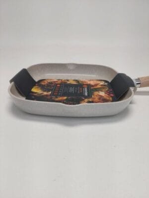 Masterclass Premium Cookware 11" Heavy Duty Skillet Grill Pan Non-Stick Speckled - Image 3