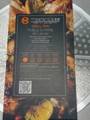 Masterclass Premium Cookware 11" Heavy Duty Skillet Grill Pan Non-Stick Speckled - Image 5