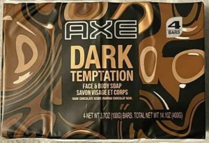 4 AXE Dark Temptation Face Body Cleansing Bar Soap -Strong Dark Chocolate Scent - Image 3