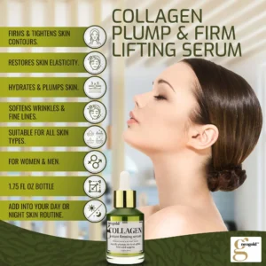 Neogold Collagen Face Serum for Firming Sagging Skin 2 fl oz - Image 4
