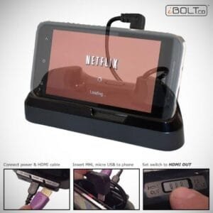 Universal Phone Streamer HDMI XL MHL HD (PC & MAC) & Charging Dock - Micro USB - Image 4