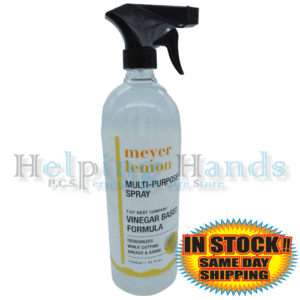 Home & Body Meyer Lemon Multi-Purpose Spray Cleaner Vinegar Based Formula 32 oz. - Image 5