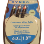 New Dynex DX-AV021 6Ft. Component High Definition Digital Video Cable HD