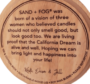 Large SAND + FOG "GOJI BERRY" 25oz Soy Wax Candle Hand Poured Long Lasting - Image 5