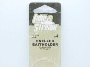 5 Packs Of 6 Eagle Claw Lake & Stream Snelled Baitholder Hooks Size 4 - 30 Total - Image 4