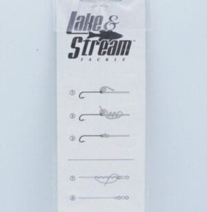 5 Packs Of 6 Eagle Claw Lake & Stream Snelled Aberdeen Hooks Size 2 - 30 Total - Image 3