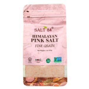Himalayan Pink Salt Fine Grain Salt 84-Kosher Certified NON GMO Vegan 2 Bags=2lb - Image 2