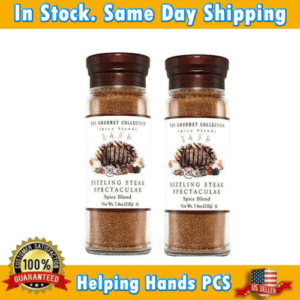2 "Sizzling Steak" Seasoning Gourmet Collection Spice Blend 6.17oz Each 10/2024