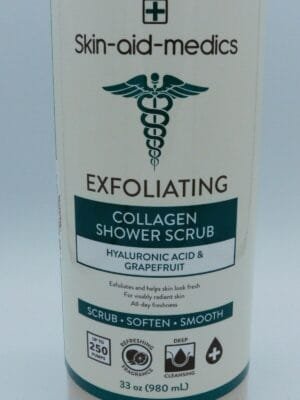 Jumbo - Skin Aid Medics Exfoliating Shower Scrub Infused W/ Collagen Grapefruit - Image 2