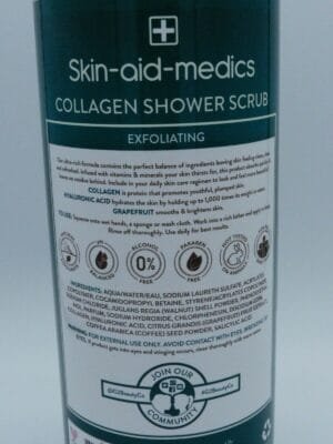 Jumbo - Skin Aid Medics Exfoliating Shower Scrub Infused W/ Collagen Grapefruit - Image 3