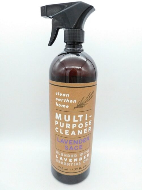 Clean Earthen Home Multi Purpose Cleaner "Lavender & Sage" 32 fl oz Large NEW.