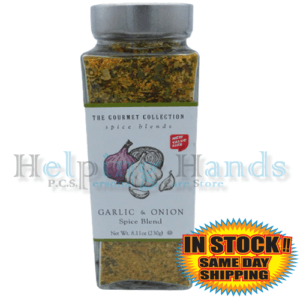 Large Garlic & Onion, Sage, Cumin Chive Seasoning Gourmet Collection Spice 230g.