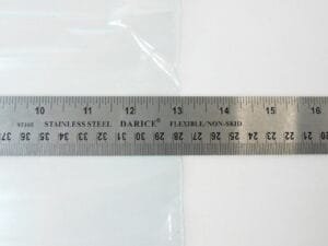 50 Double Lock Grip Seal Bags 13x15 Clear Poly Plastic Resealable Ziploc Baggies - Image 4