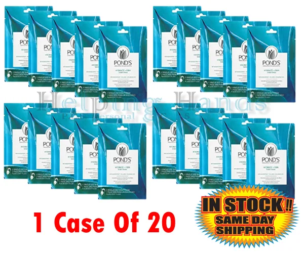 20 Deep Hydration Face Serum Masks Tight Tone Firm Anti-Aging Collagen Skin Care - Image 5