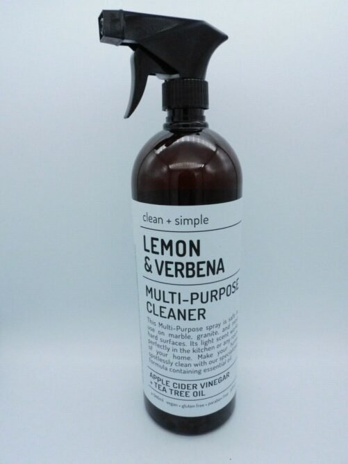LEMON & VERBENA Home & Body Co Multi-Purpose Cleaner Spray 32 oz W/ Tea Tree Oil